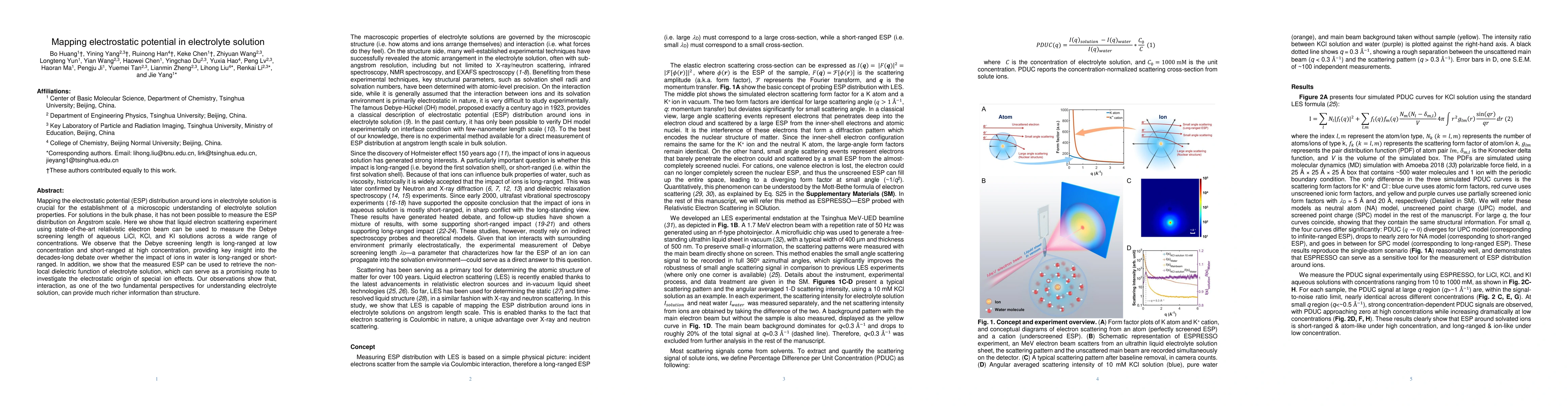 Thumbnail for Mapping electrostatic potential in electrolyte solution