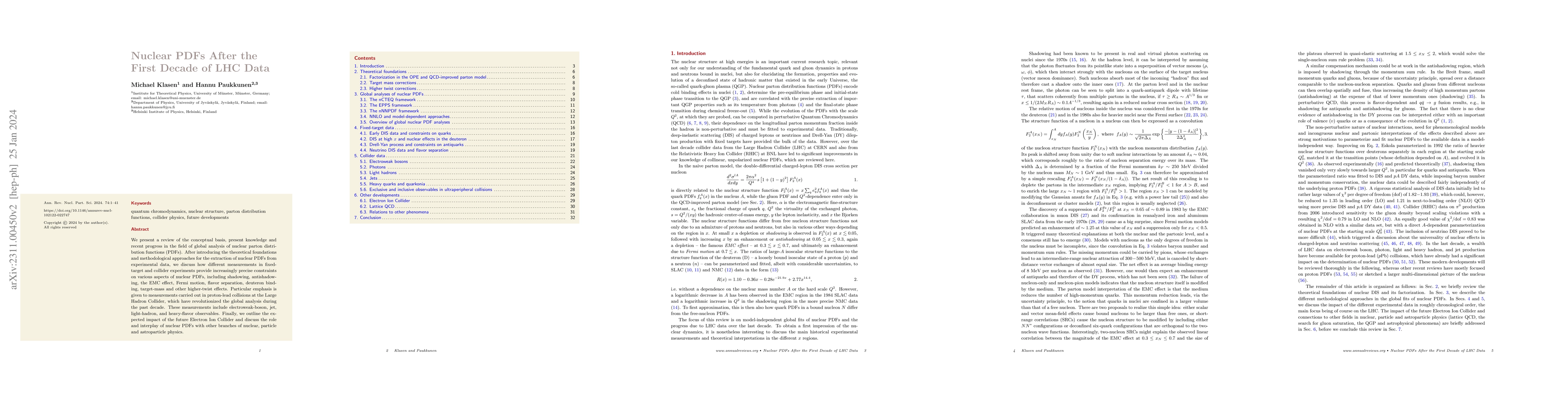 Thumbnail for Nuclear PDFs After the First Decade of LHC Data