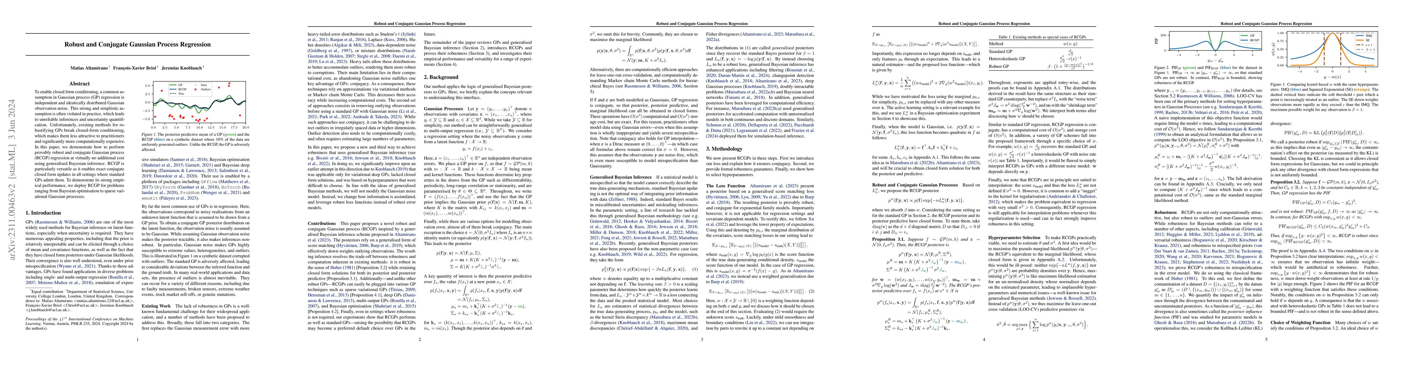 Thumbnail for Robust and Conjugate Gaussian Process Regression
