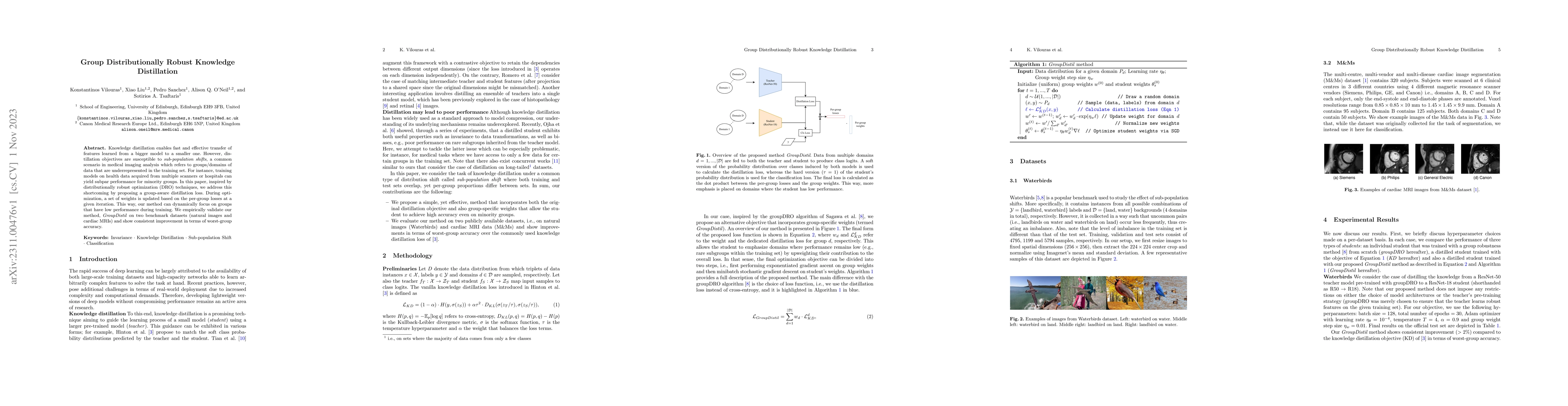 Thumbnail for Group Distributionally Robust Knowledge Distillation