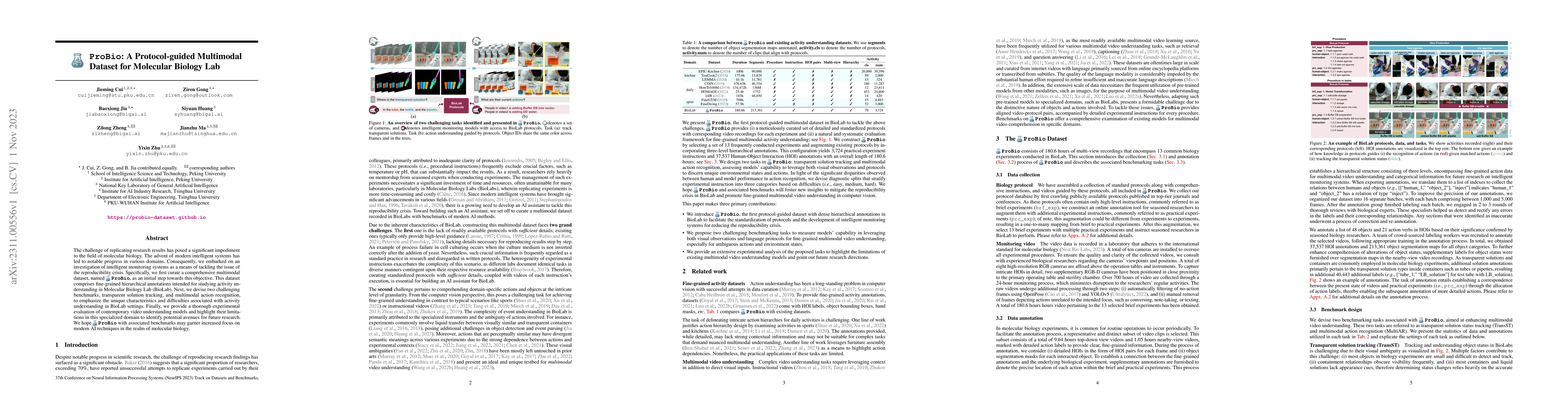 Thumbnail for ProBio: A Protocol-guided Multimodal Dataset for Molecular Biology Lab