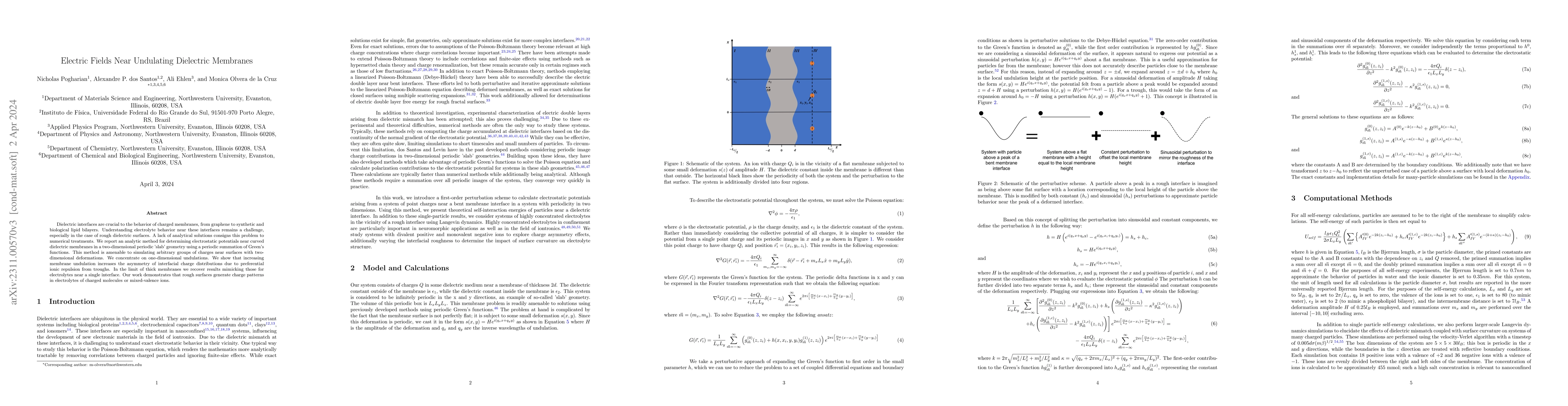 Thumbnail for Electric Fields Near Undulating Dielectric Membranes