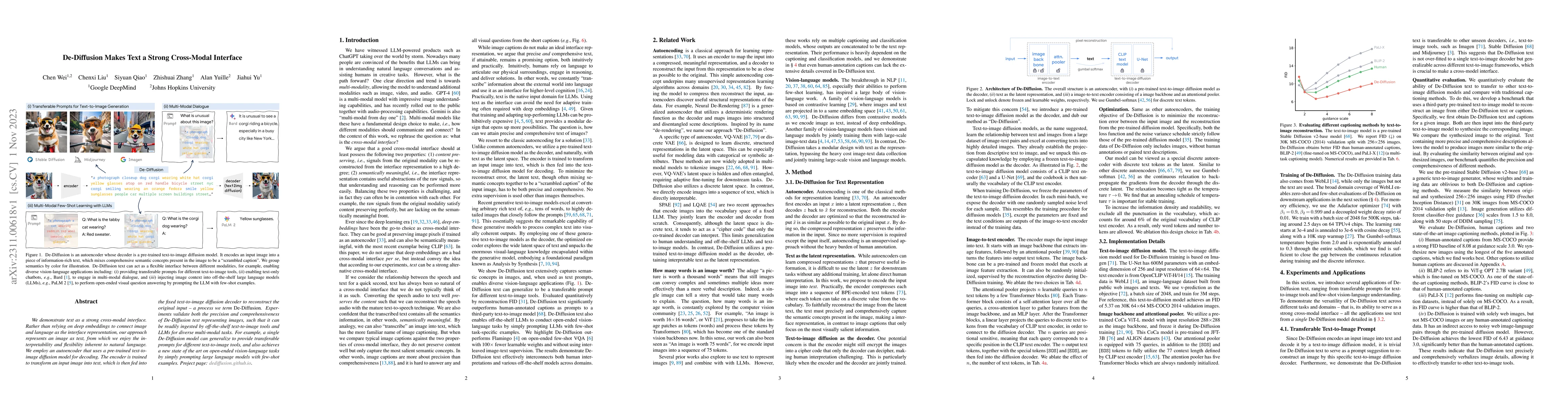 Thumbnail for De-Diffusion Makes Text a Strong Cross-Modal Interface