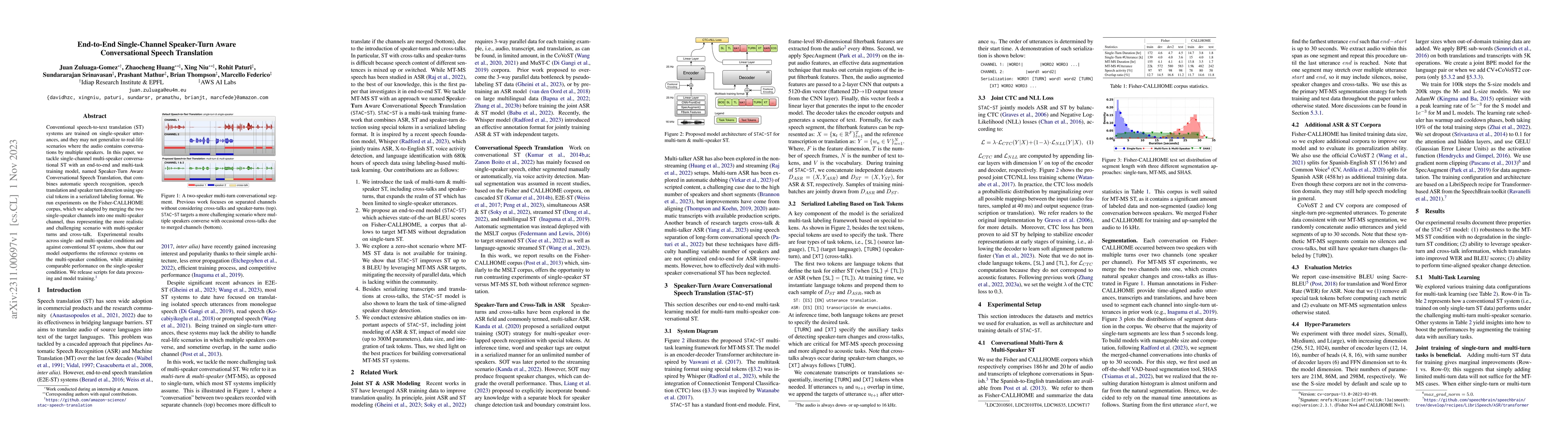 Thumbnail for End-to-End Single-Channel Speaker-Turn Aware Conversational Speech
  Translation