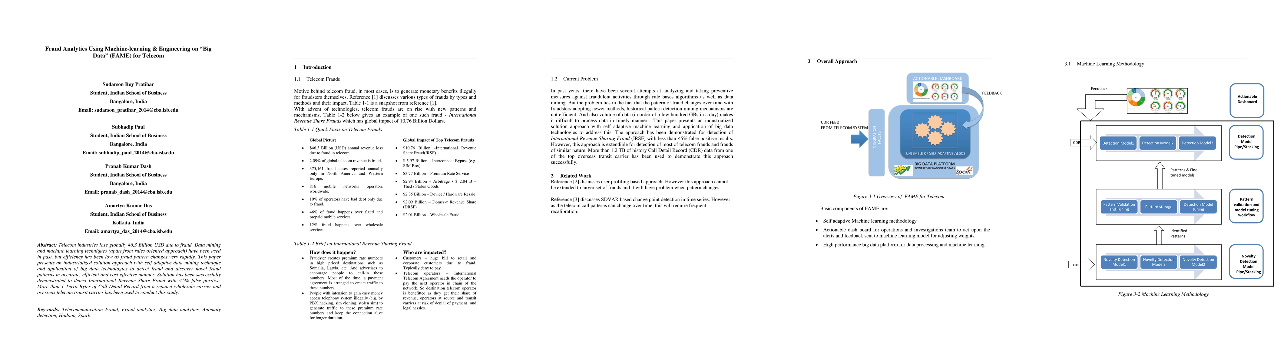 Thumbnail for Fraud Analytics Using Machine-learning & Engineering on Big Data (FAME)
  for Telecom