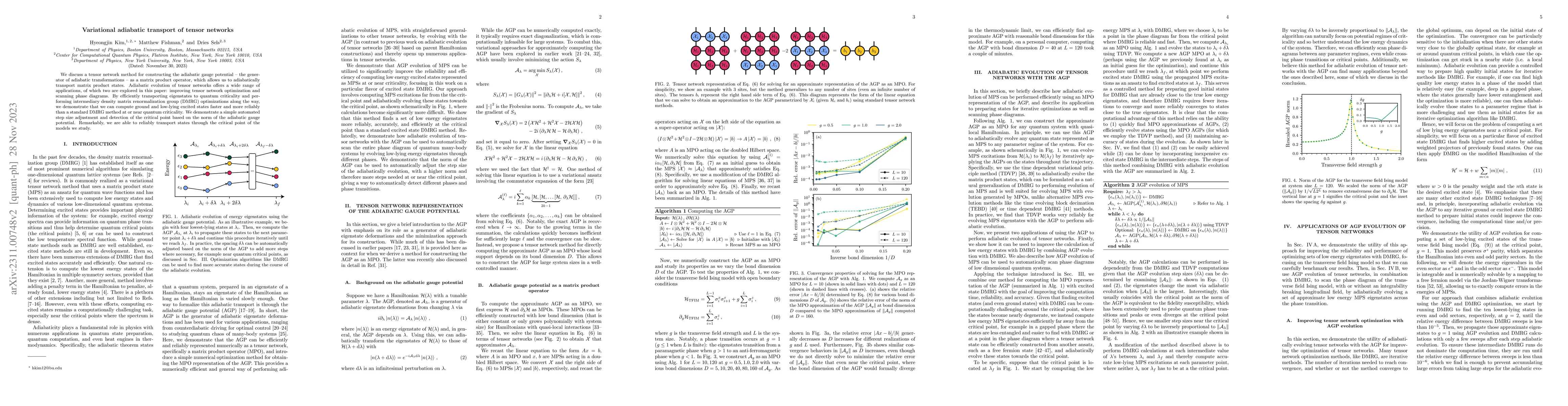 Thumbnail for Variational adiabatic transport of tensor networks