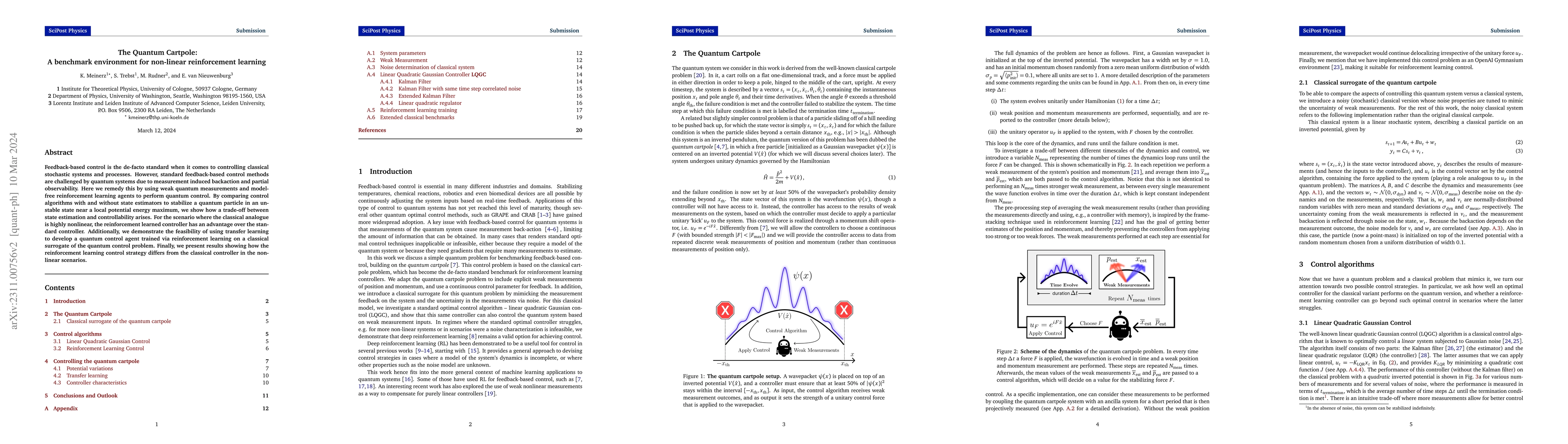 Thumbnail for The Quantum Cartpole: A benchmark environment for non-linear
  reinforcement learning