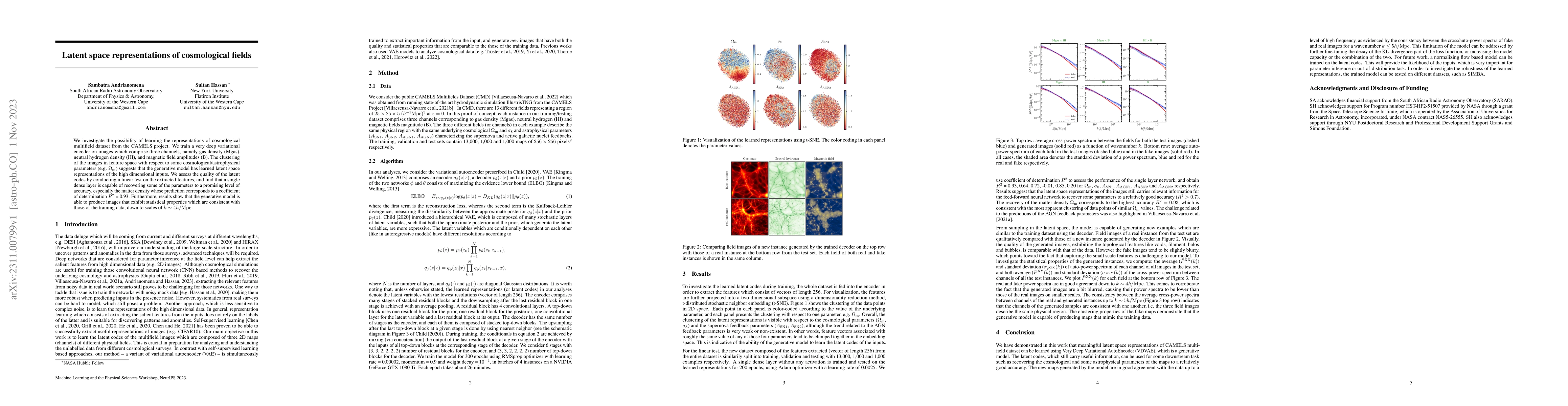 Thumbnail for Latent space representations of cosmological fields