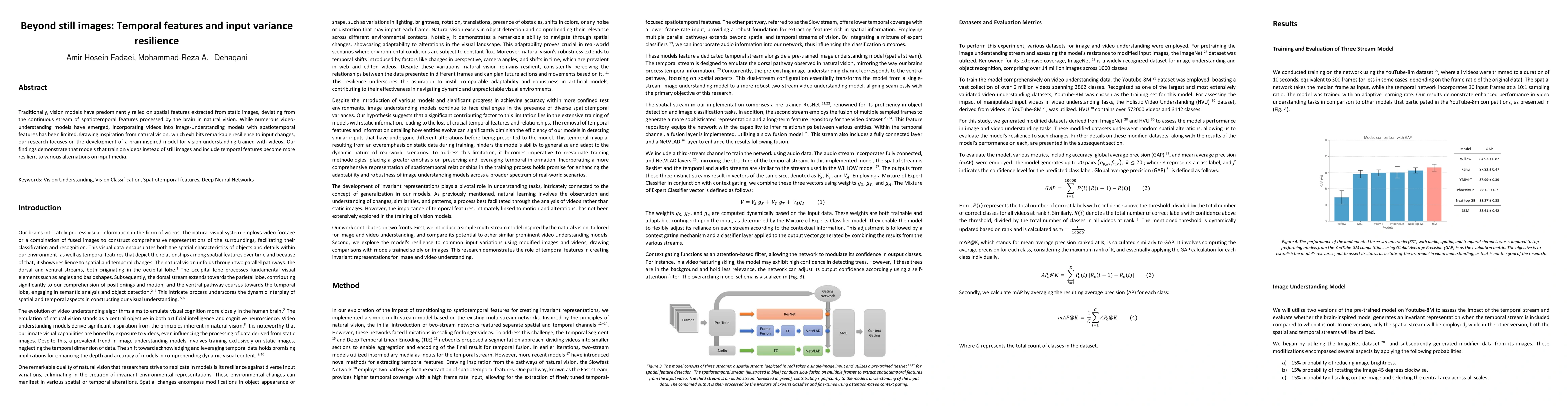 Thumbnail for Beyond still images: Temporal features and input variance resilience