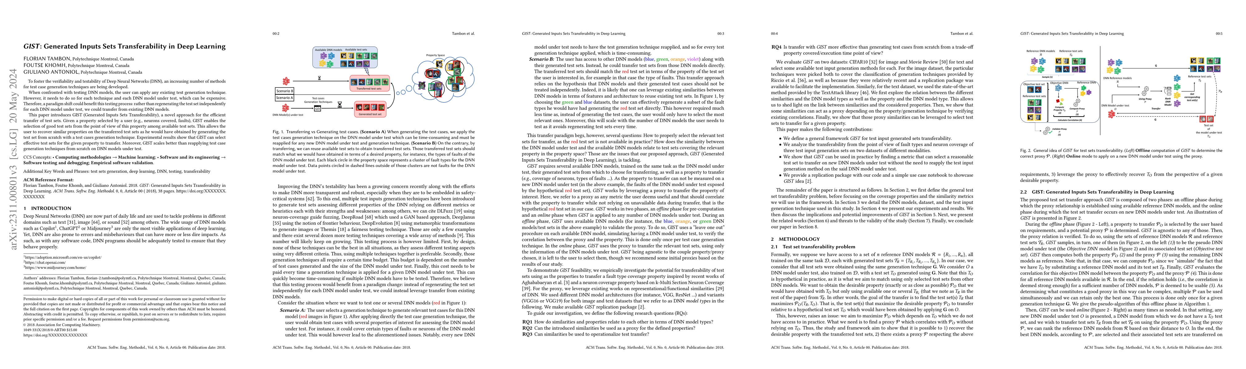 Thumbnail for GIST: Generated Inputs Sets Transferability in Deep Learning