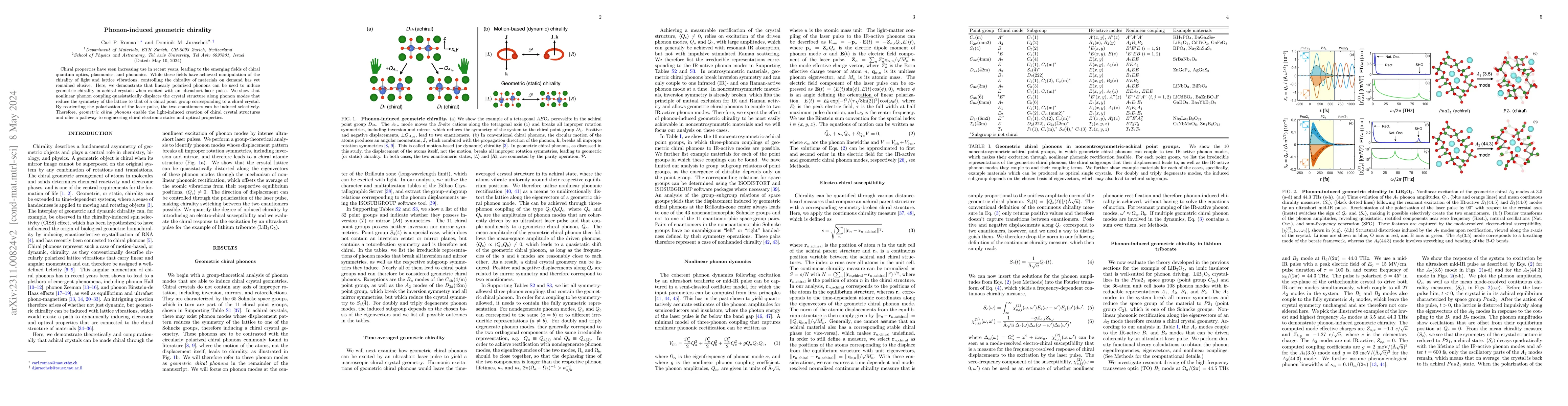 Thumbnail for Phonon-induced geometric chirality