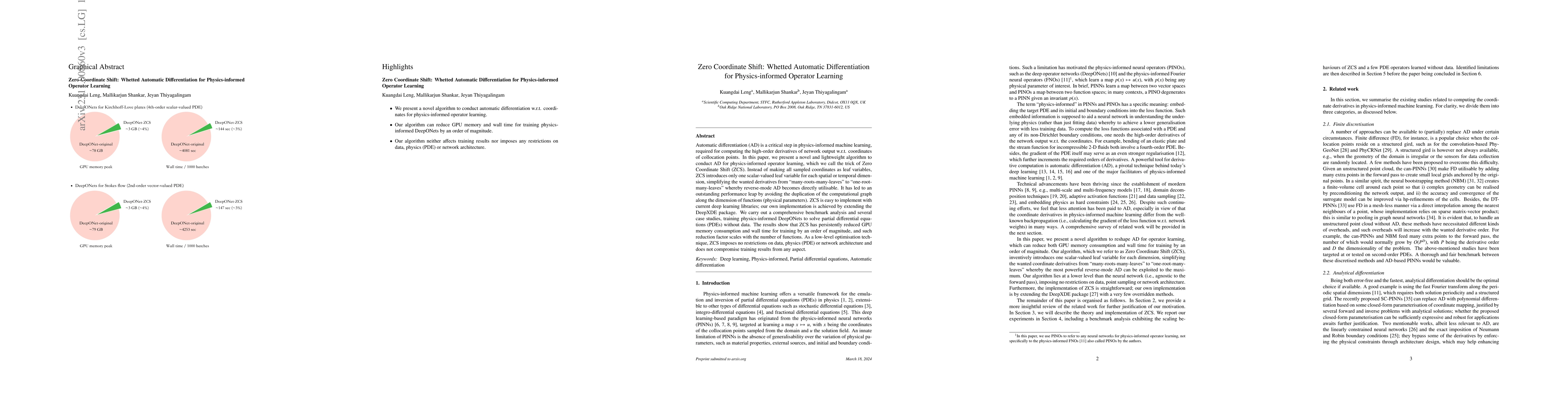 Thumbnail for Zero Coordinate Shift: Whetted Automatic Differentiation for
  Physics-informed Operator Learning