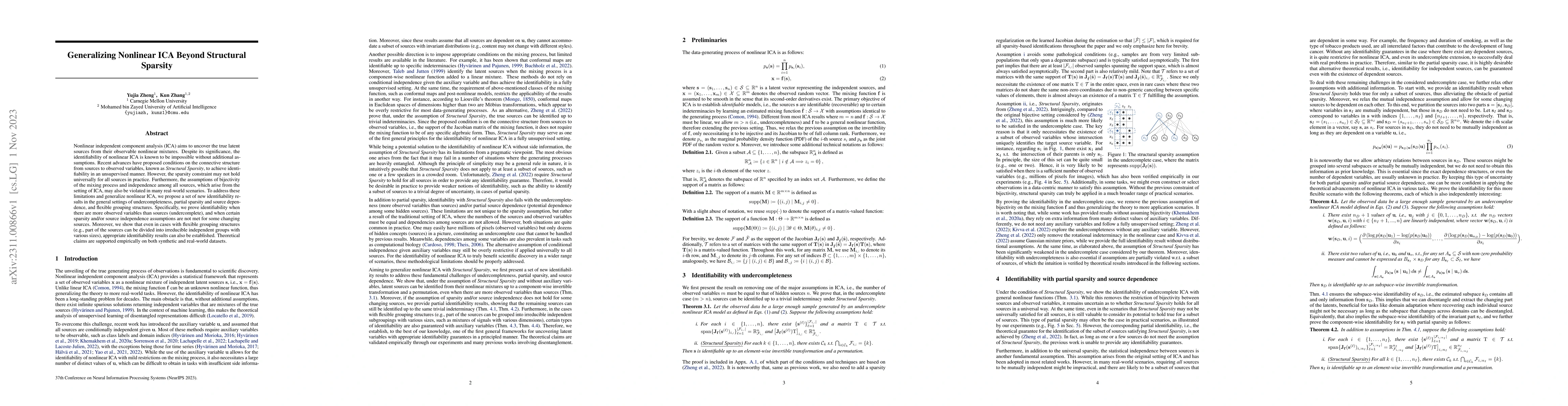 Thumbnail for Generalizing Nonlinear ICA Beyond Structural Sparsity