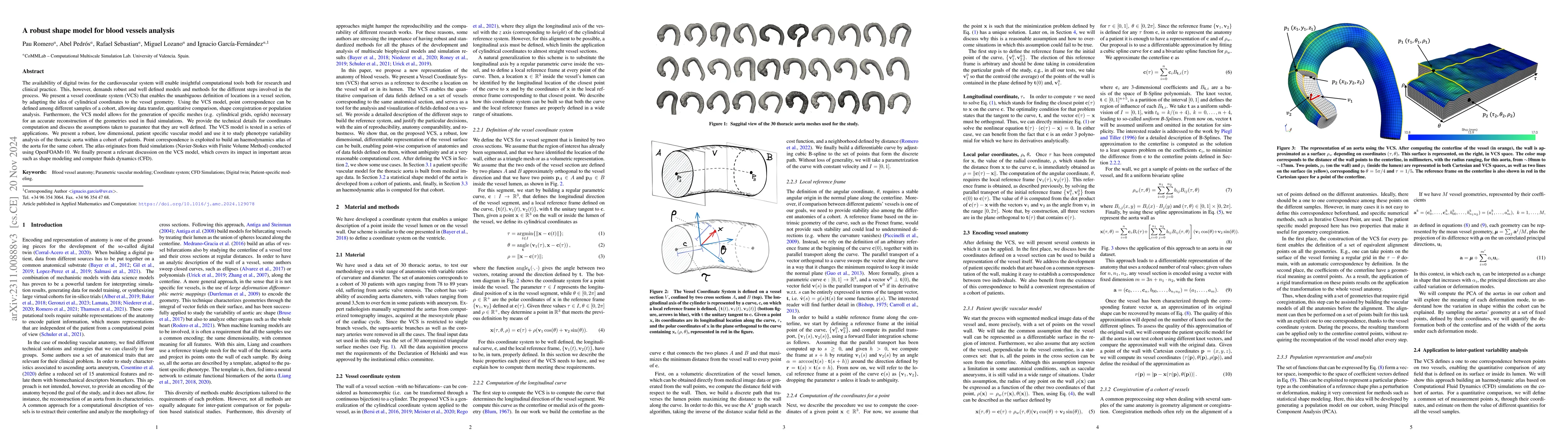 Thumbnail for A robust shape model for blood vessels analysis