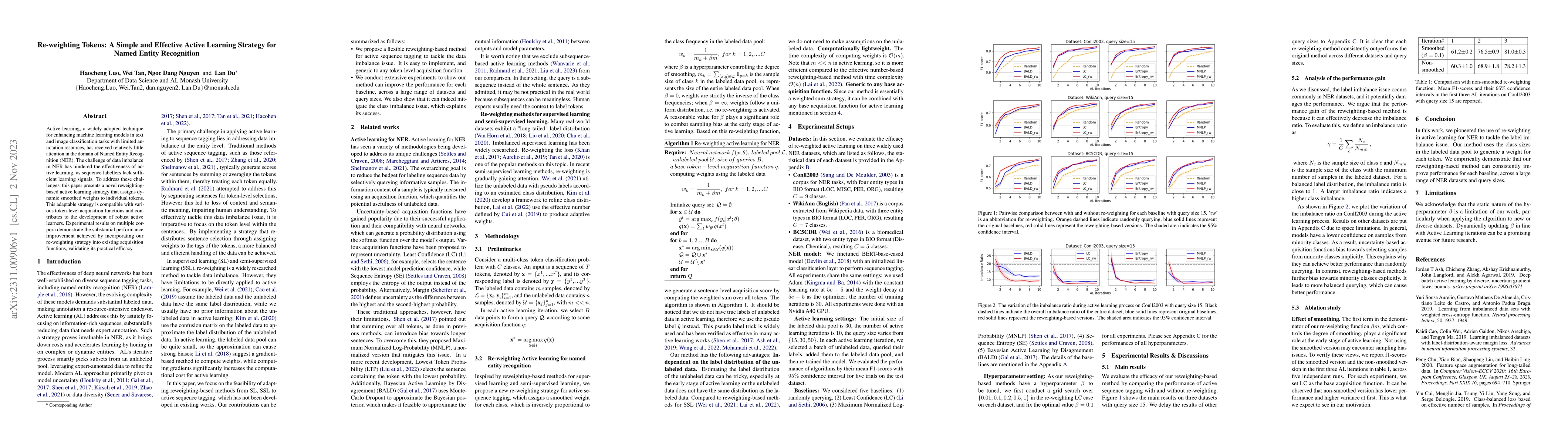 Thumbnail for Re-weighting Tokens: A Simple and Effective Active Learning Strategy for
  Named Entity Recognition