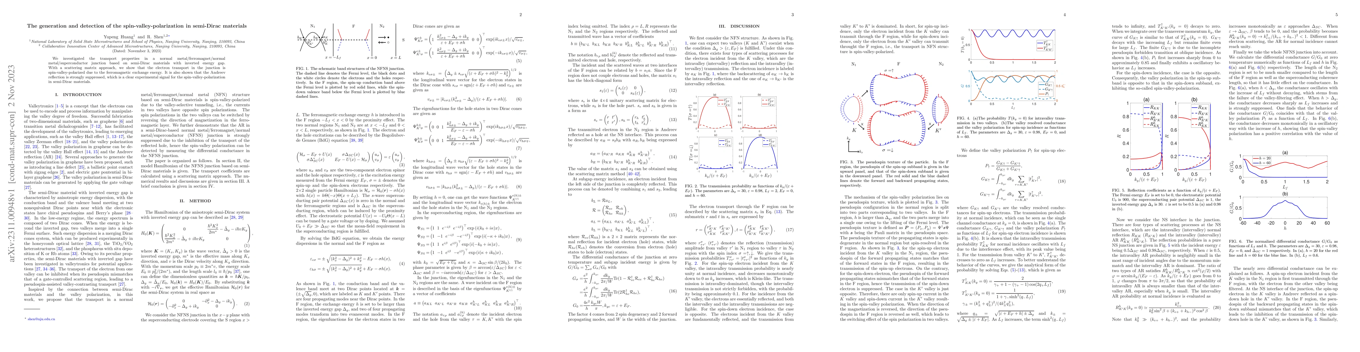 Thumbnail for The generation and detection of the spin-valley-polarization in
  semi-Dirac materials