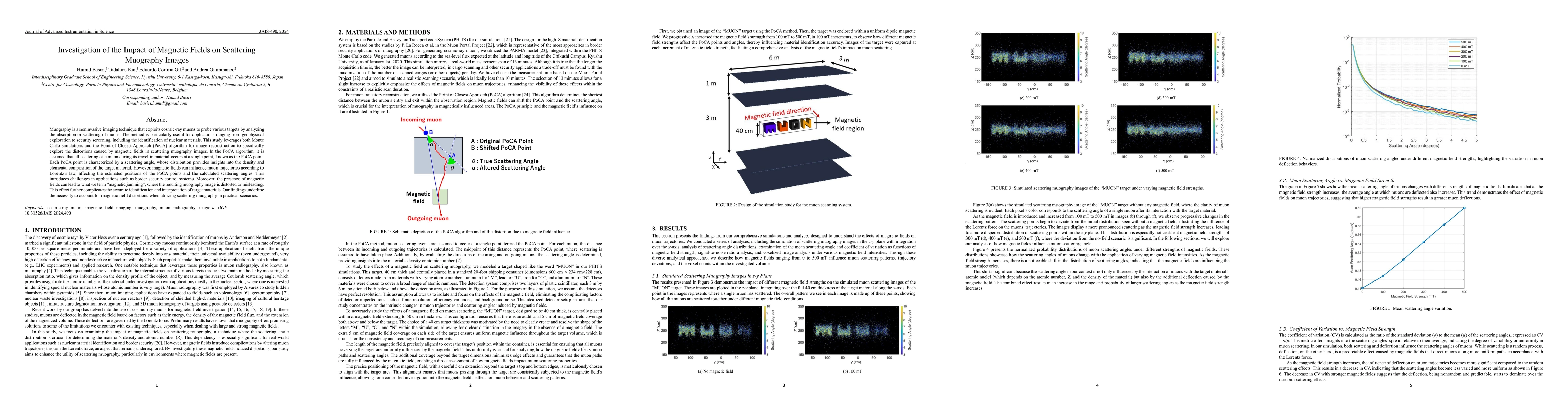 Thumbnail for Investigation of the Impact of Magnetic Fields on Scattering Muography
  Images