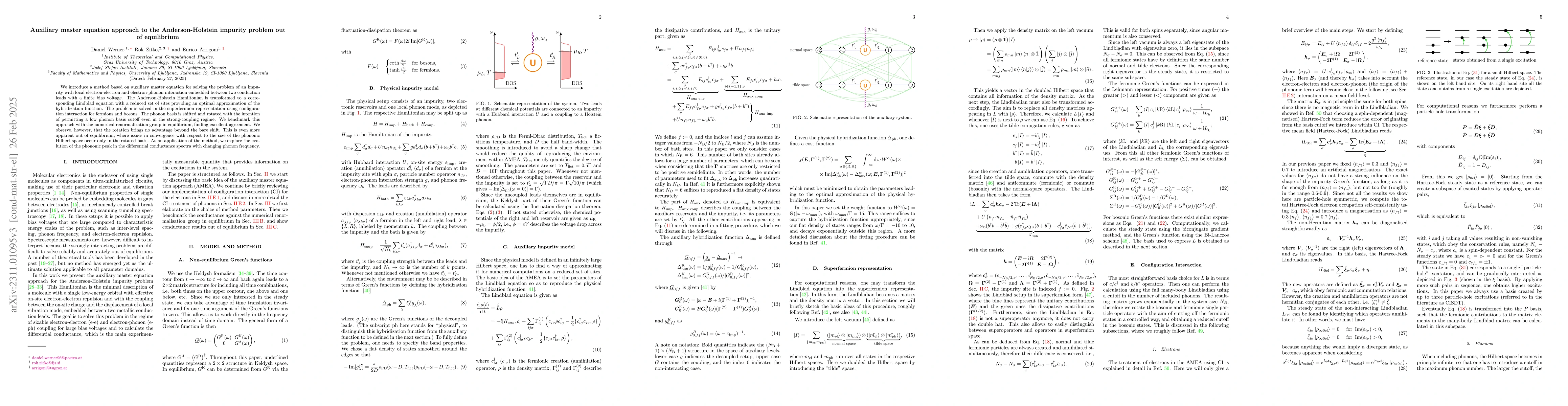 Thumbnail for Auxiliary master equation approach to the Anderson-Holstein impurity
  problem out of equilibrium