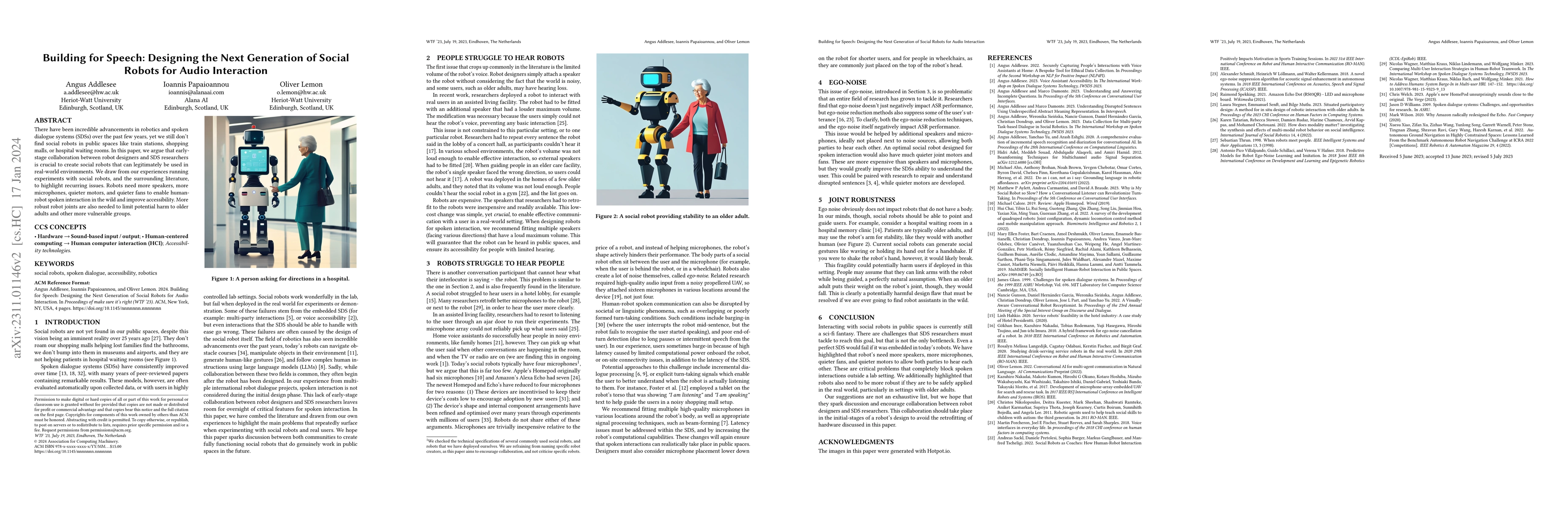 Thumbnail for Building for Speech: Designing the Next Generation of Social Robots for
  Audio Interaction