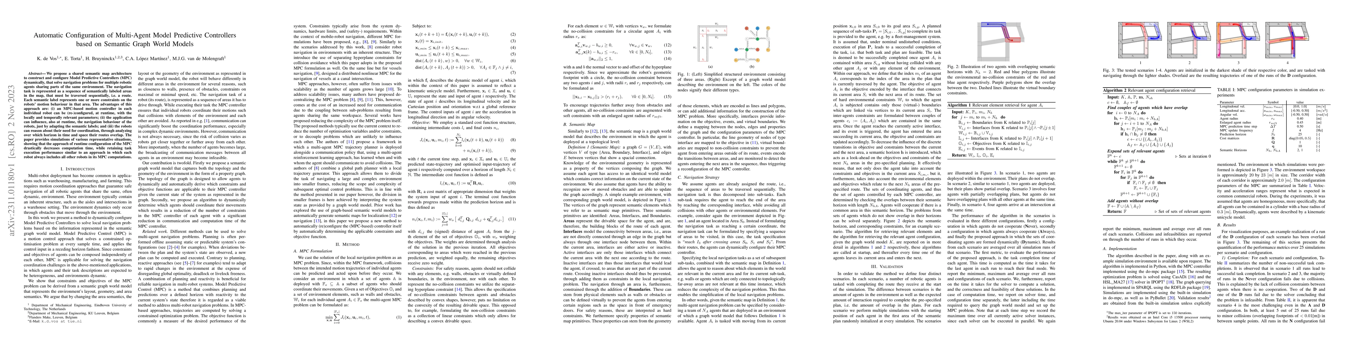 Thumbnail for Automatic Configuration of Multi-Agent Model Predictive Controllers
  based on Semantic Graph World Models