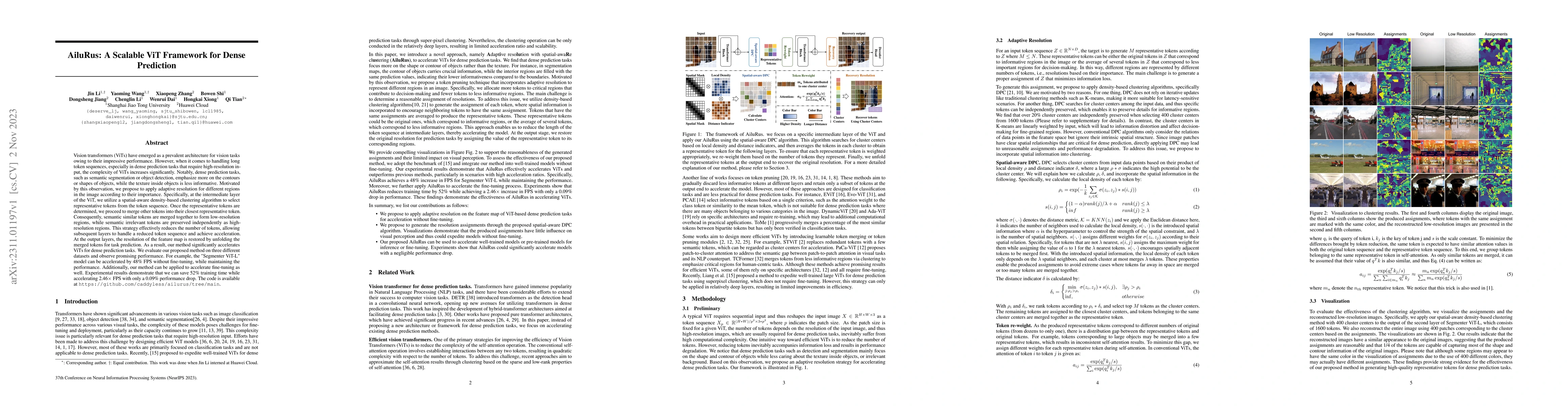 Thumbnail for AiluRus: A Scalable ViT Framework for Dense Prediction