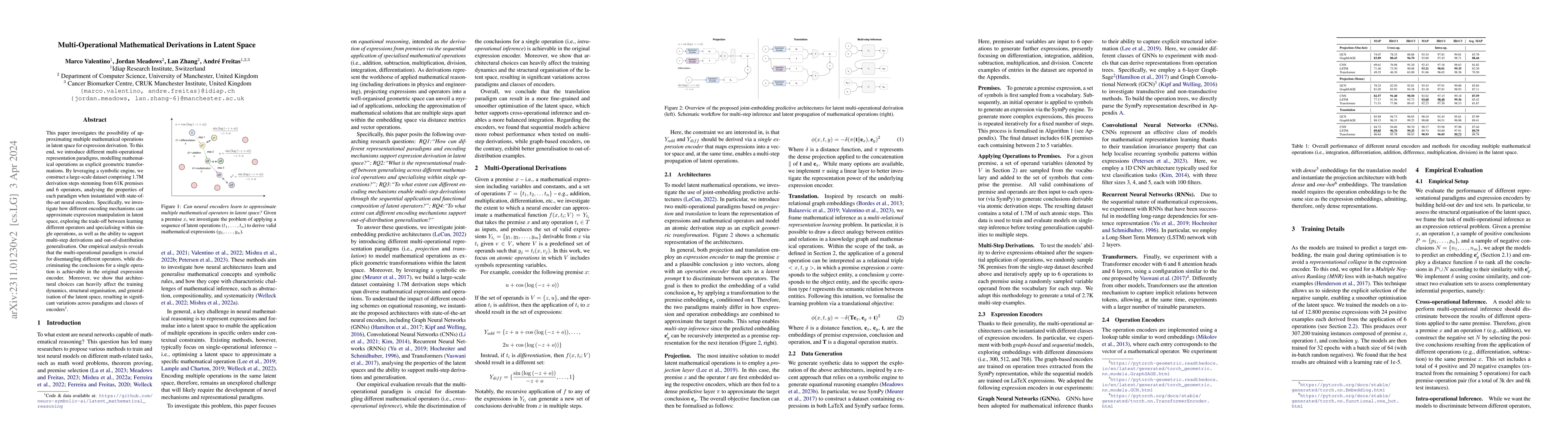 Thumbnail for Multi-Operational Mathematical Derivations in Latent Space
