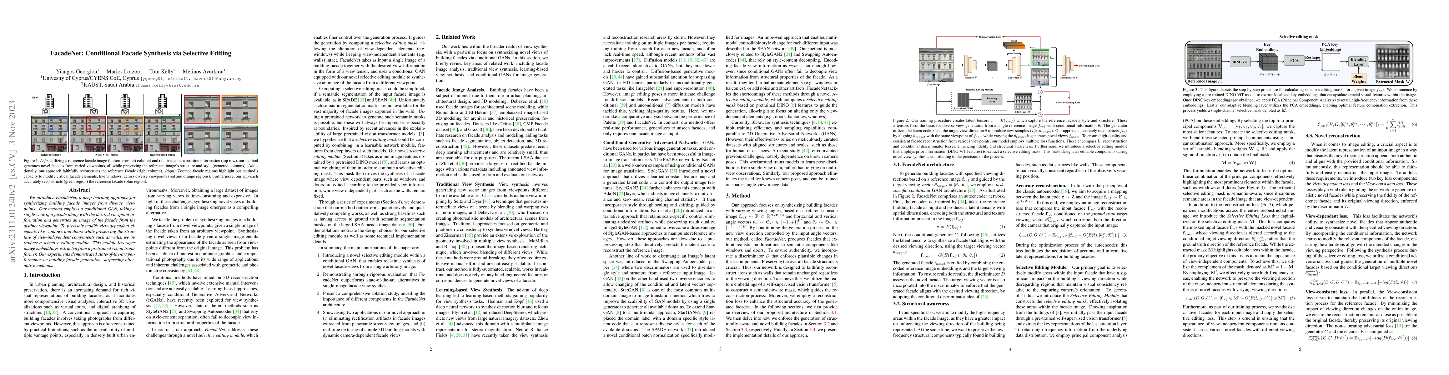Thumbnail for FacadeNet: Conditional Facade Synthesis via Selective Editing