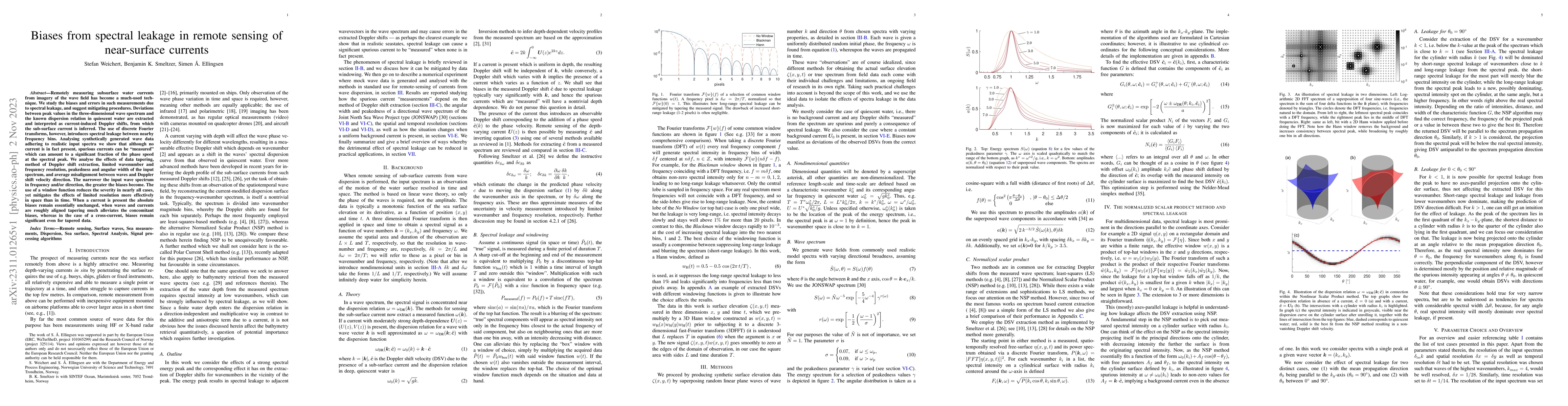 Thumbnail for Biases from spectral leakage in remote sensing of near-surface currents