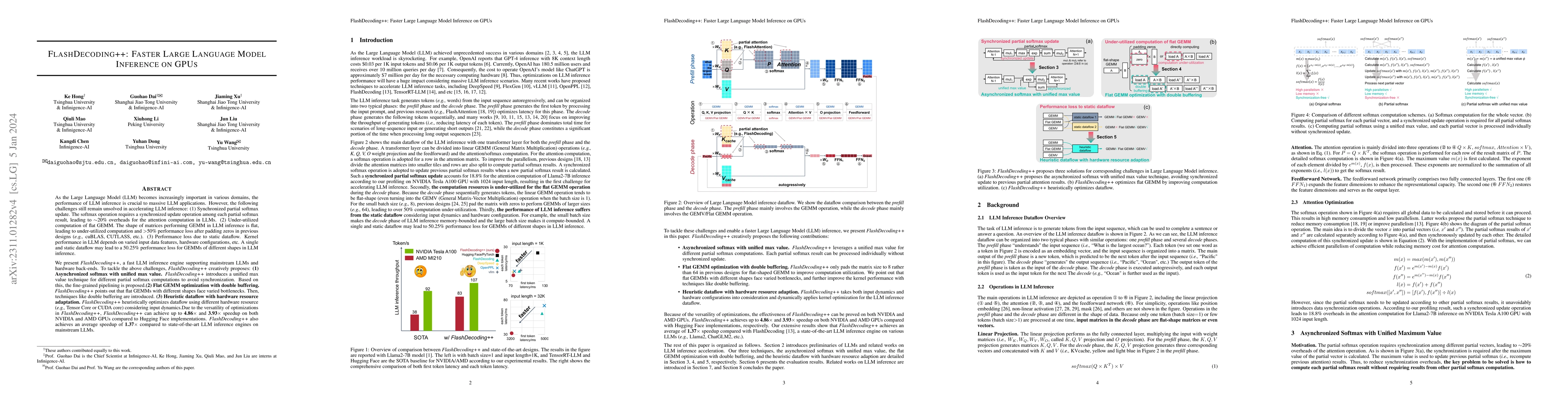 Thumbnail for FlashDecoding++: Faster Large Language Model Inference on GPUs
