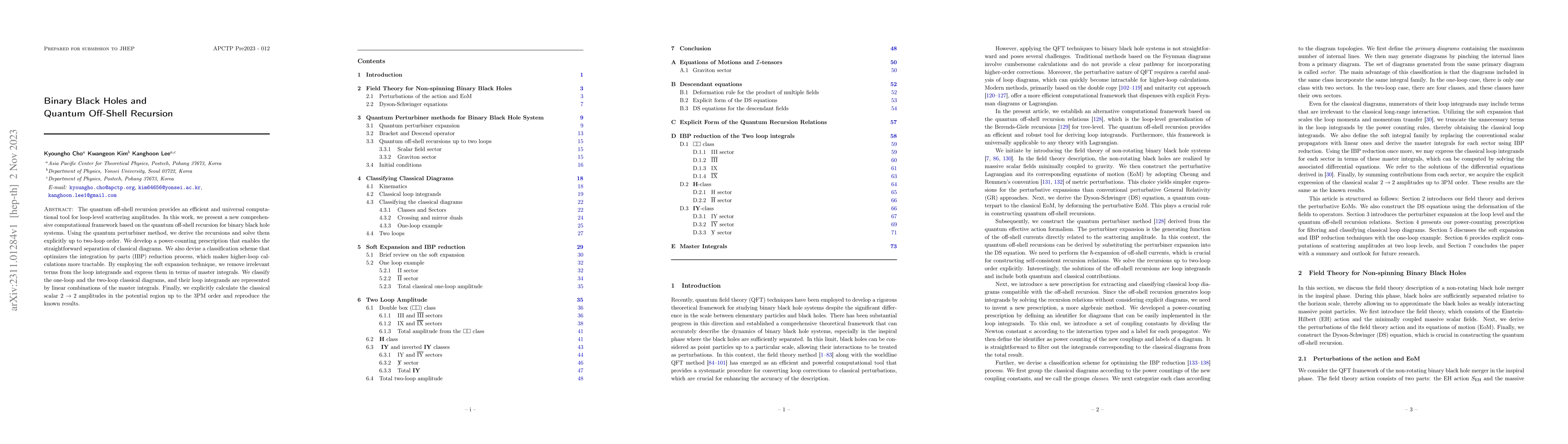 Thumbnail for Binary Black Holes and Quantum Off-Shell Recursion