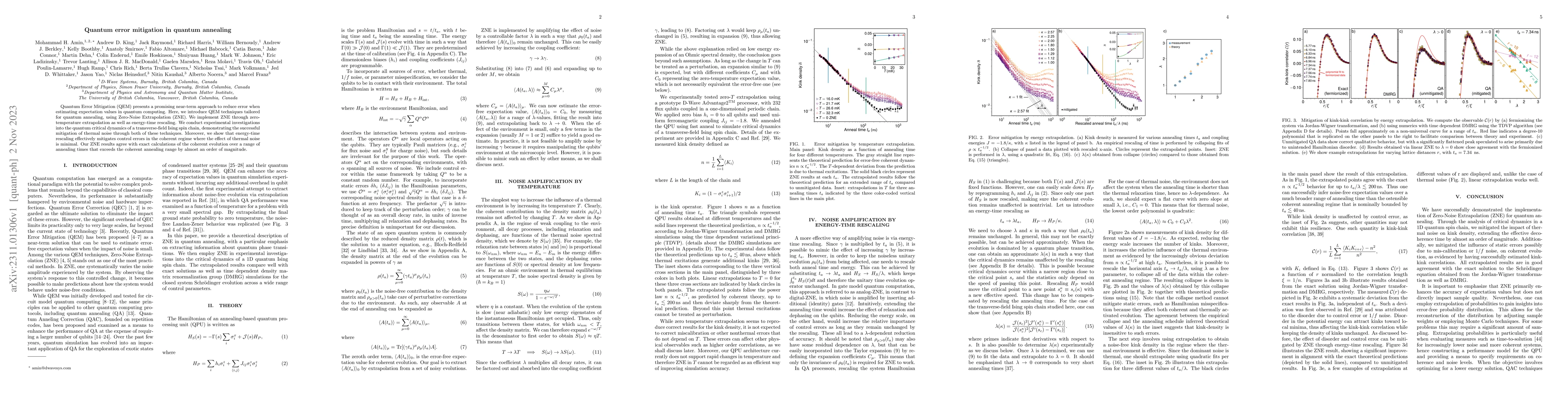 Thumbnail for Quantum error mitigation in quantum annealing