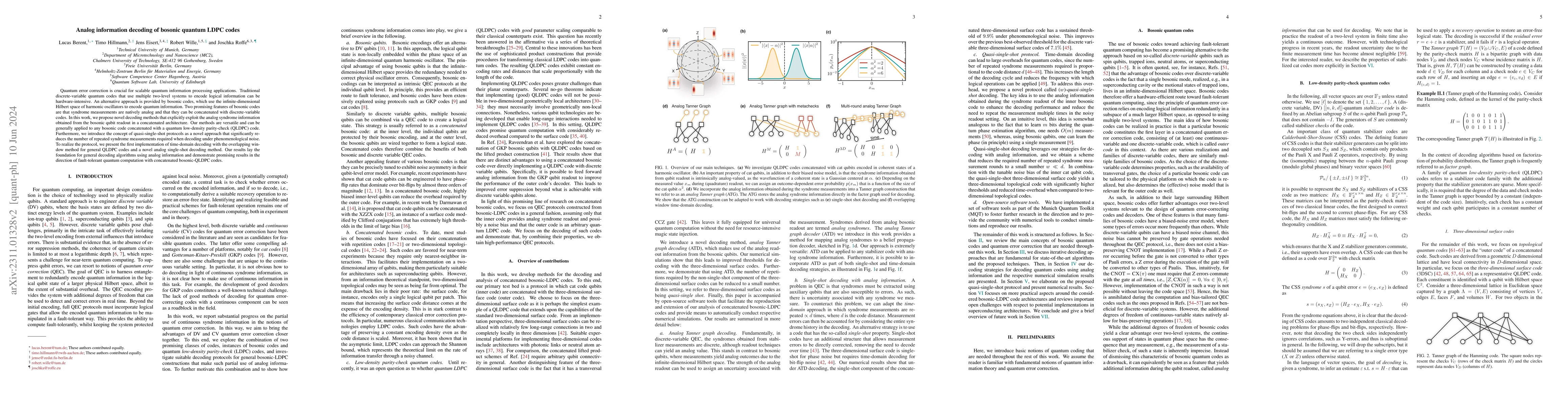 Thumbnail for Analog information decoding of bosonic quantum LDPC codes