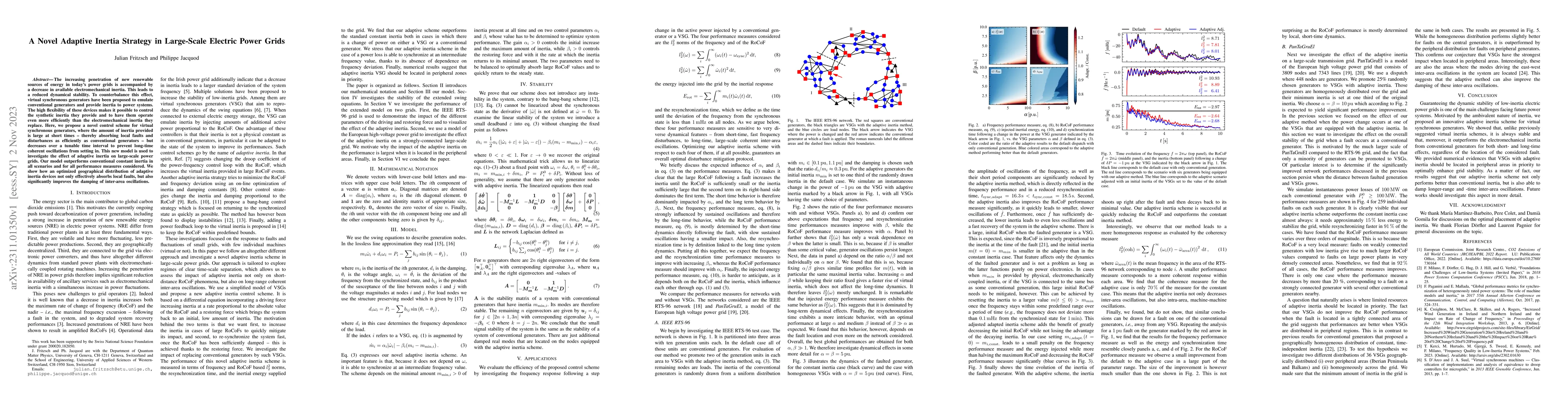 Thumbnail for A Novel Adaptive Inertia Strategy in Large-Scale Electric Power Grids