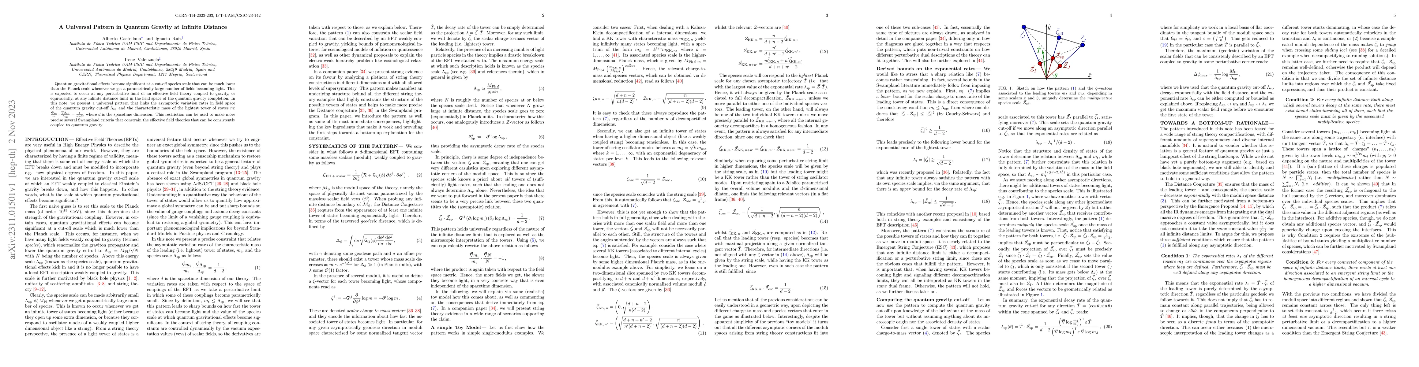 Thumbnail for A Universal Pattern in Quantum Gravity at Infinite Distance