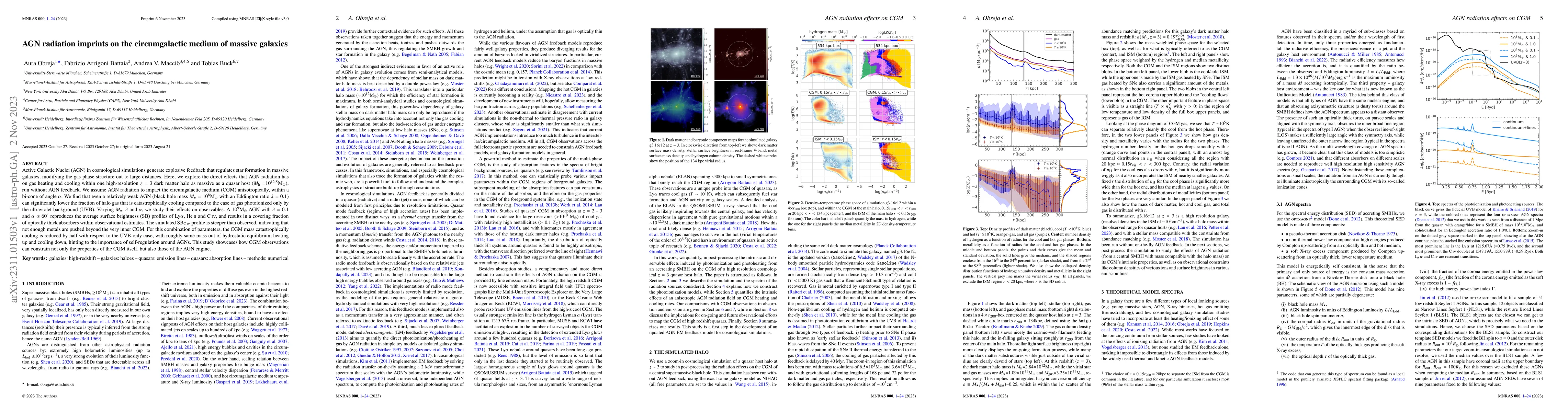 Thumbnail for AGN radiation imprints on the circumgalactic medium of massive galaxies