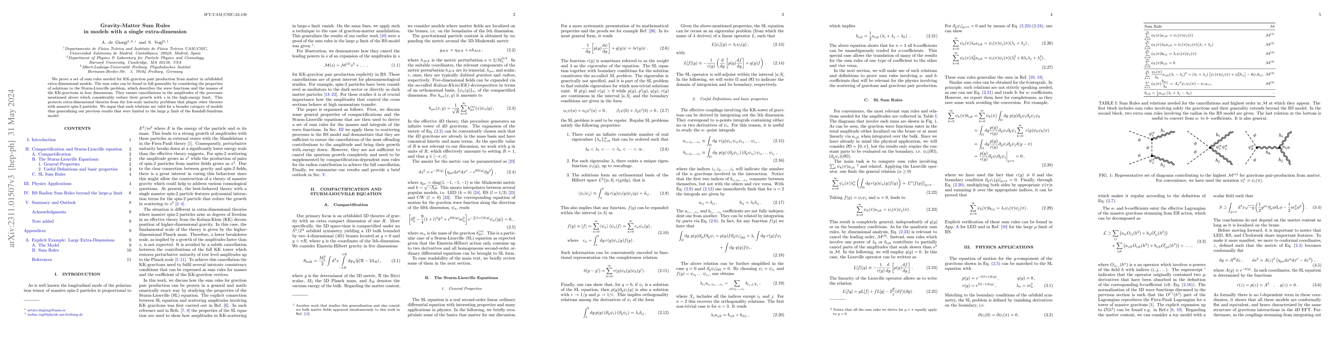 Thumbnail for Gravity-Matter Sum Rules in models with a single extra-dimension