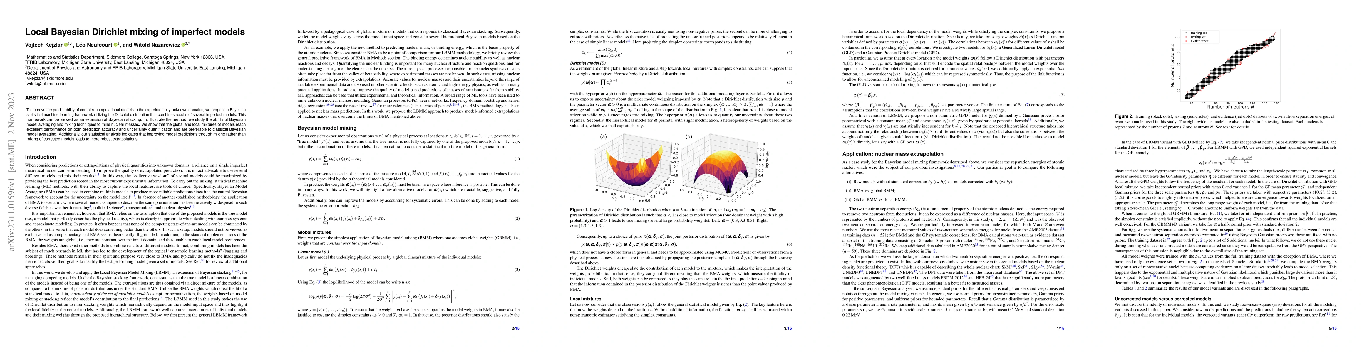 Thumbnail for Local Bayesian Dirichlet mixing of imperfect models