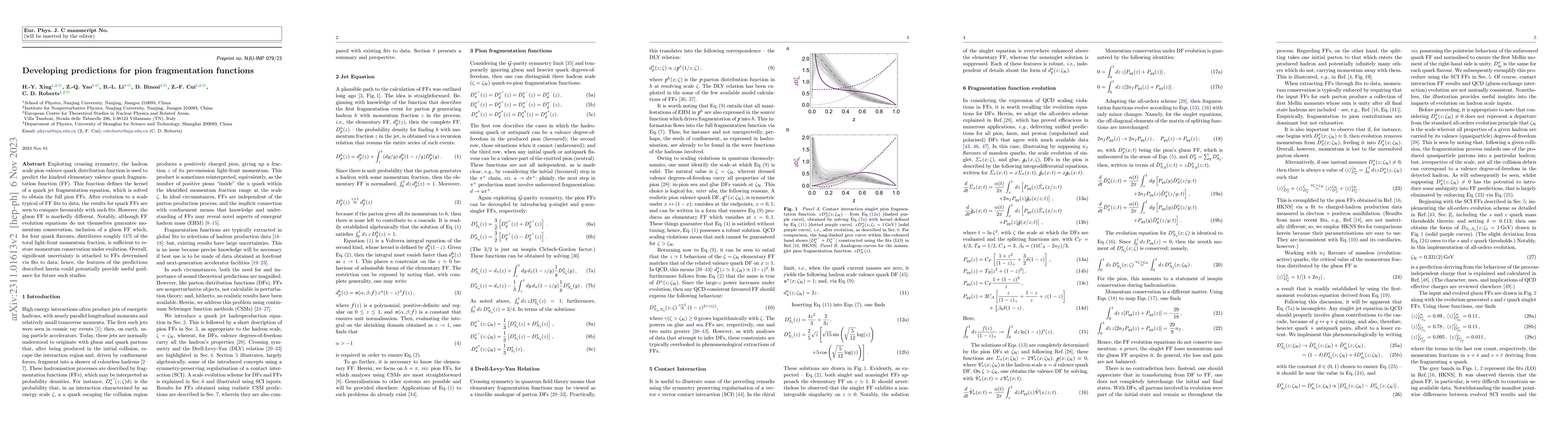 Thumbnail for Developing predictions for pion fragmentation functions