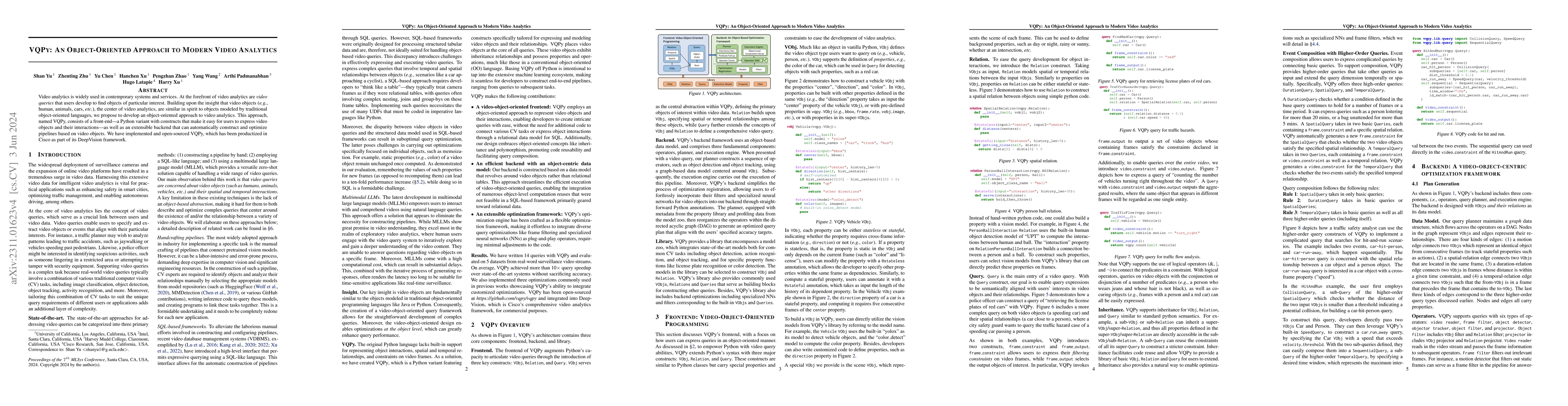 Thumbnail for VQPy: An Object-Oriented Approach to Modern Video Analytics