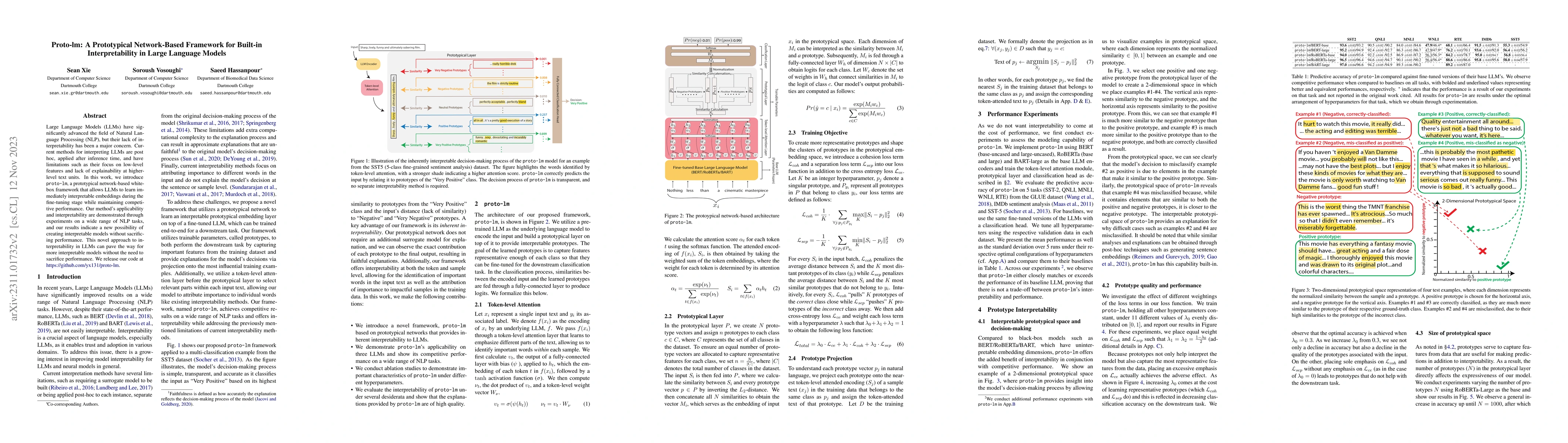 Thumbnail for Proto-lm: A Prototypical Network-Based Framework for Built-in
  Interpretability in Large Language Models