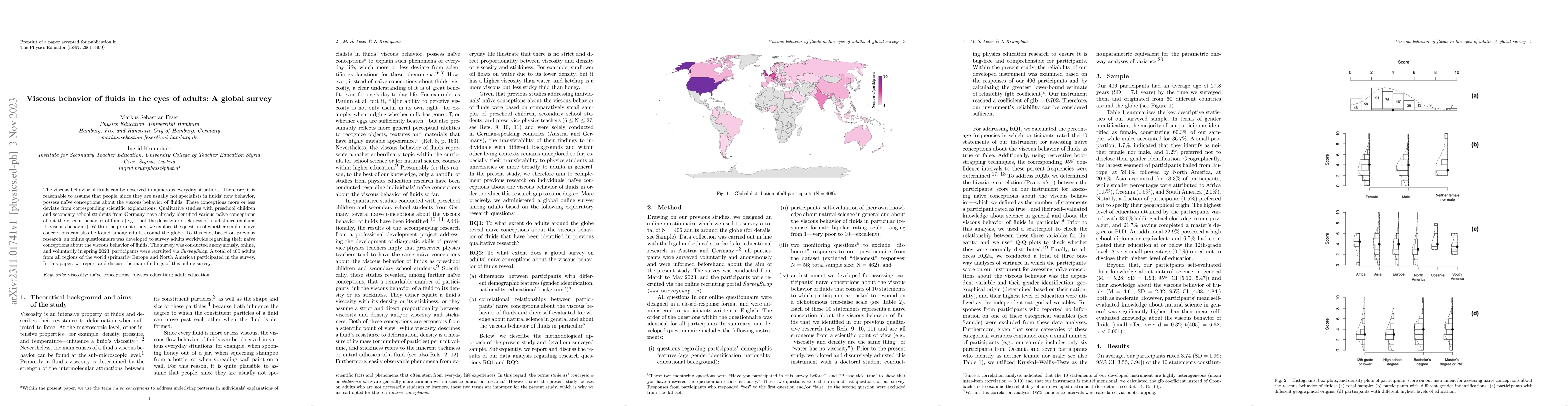 Thumbnail for Viscous behavior of fluids in the eyes of adults: A global survey