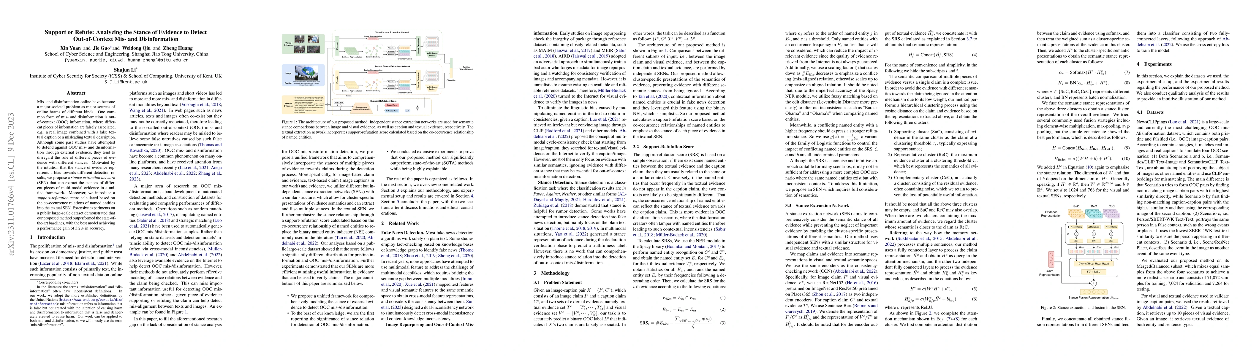 Thumbnail for Support or Refute: Analyzing the Stance of Evidence to Detect
  Out-of-Context Mis- and Disinformation