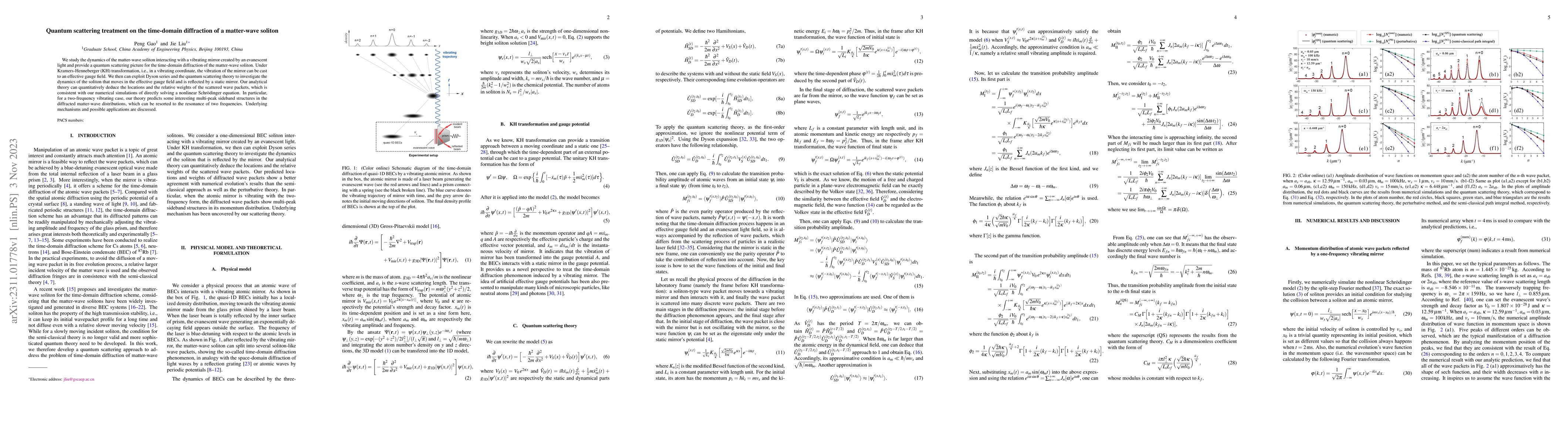Thumbnail for Quantum scattering treatment on the time-domain diffraction of a
  matter-wave soliton