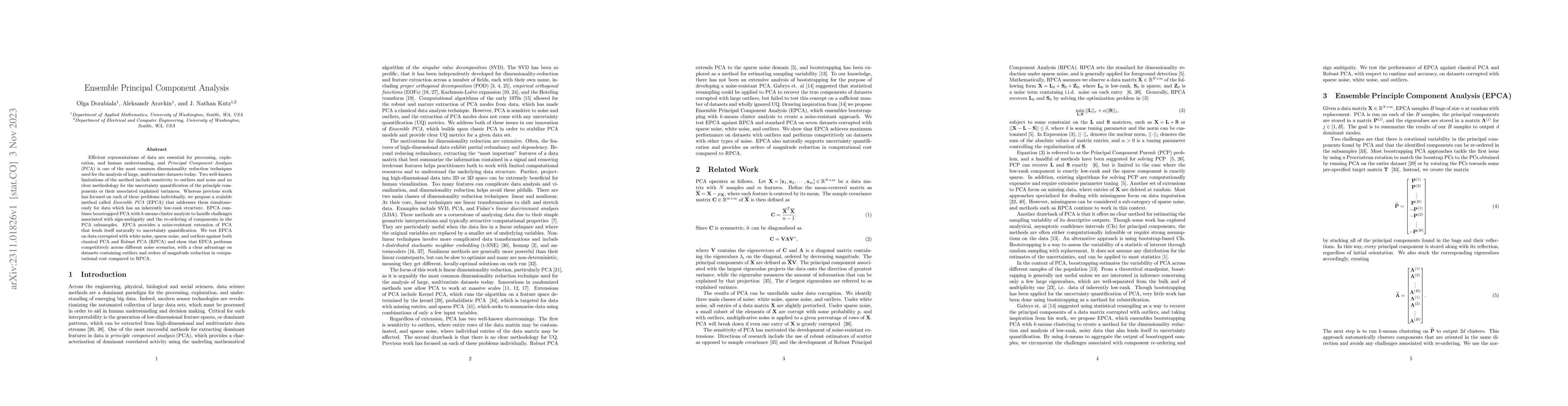 Thumbnail for Ensemble Principal Component Analysis