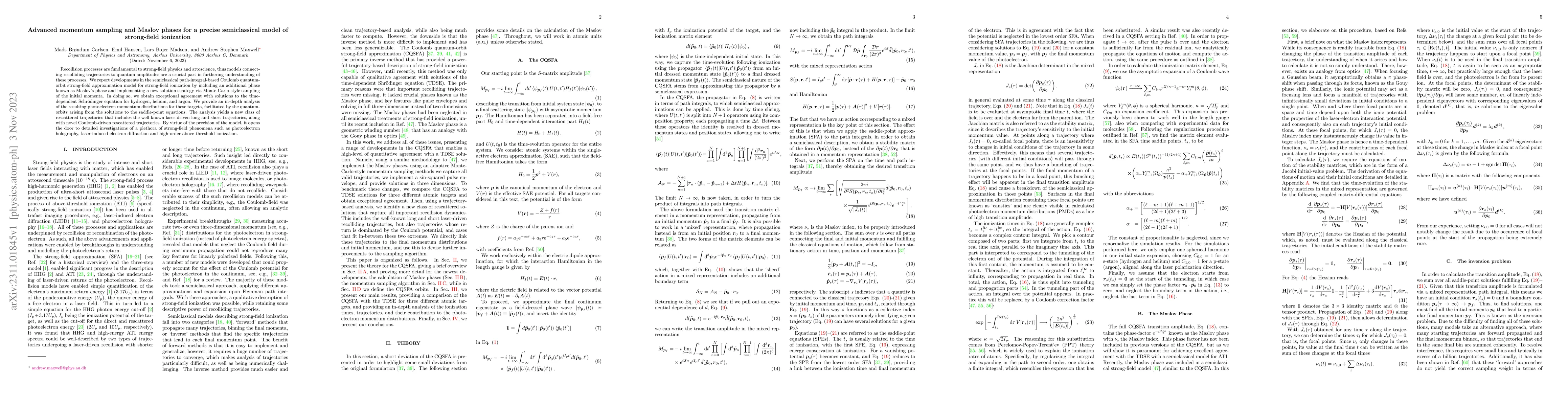 Thumbnail for Advanced momentum sampling and Maslov phases for a precise semiclassical
  model of strong-field ionization