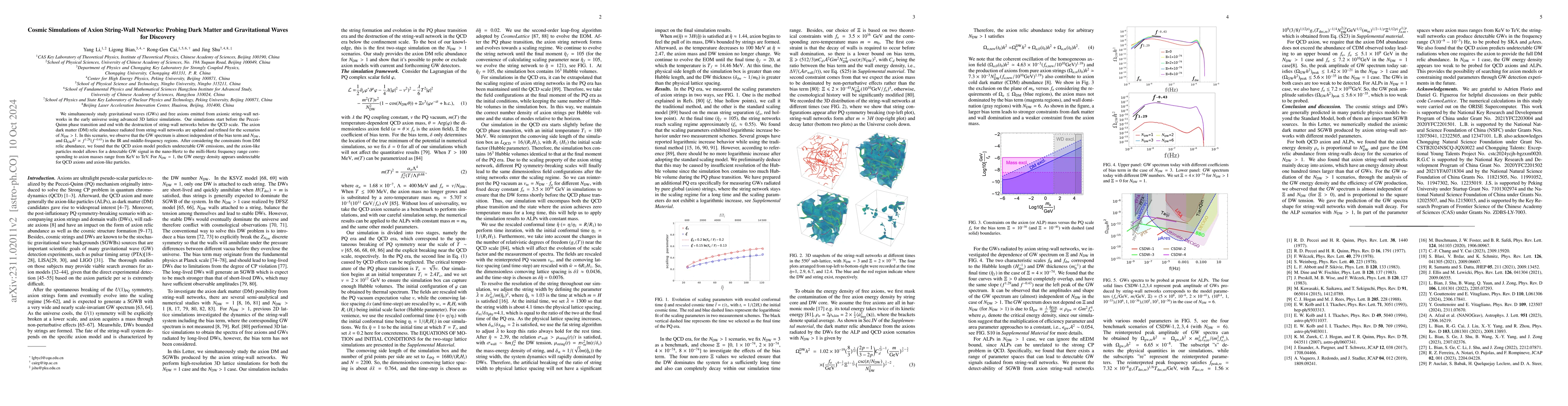 Thumbnail for Gravitational waves radiated from axion string-wall networks