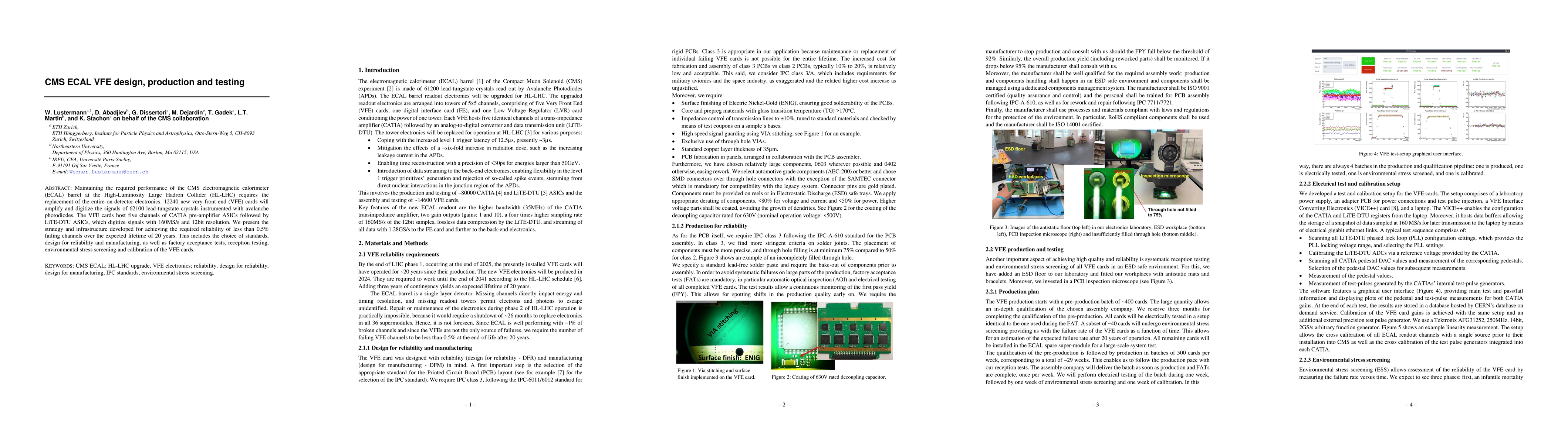 Thumbnail for CMS ECAL VFE design, production and testing