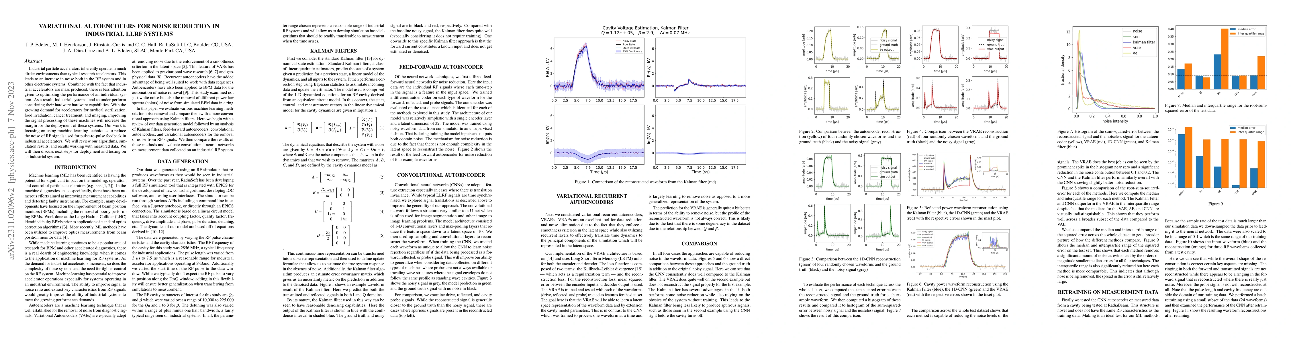 Thumbnail for Variational Autoencoders for Noise Reduction in Industrial LLRF Systems