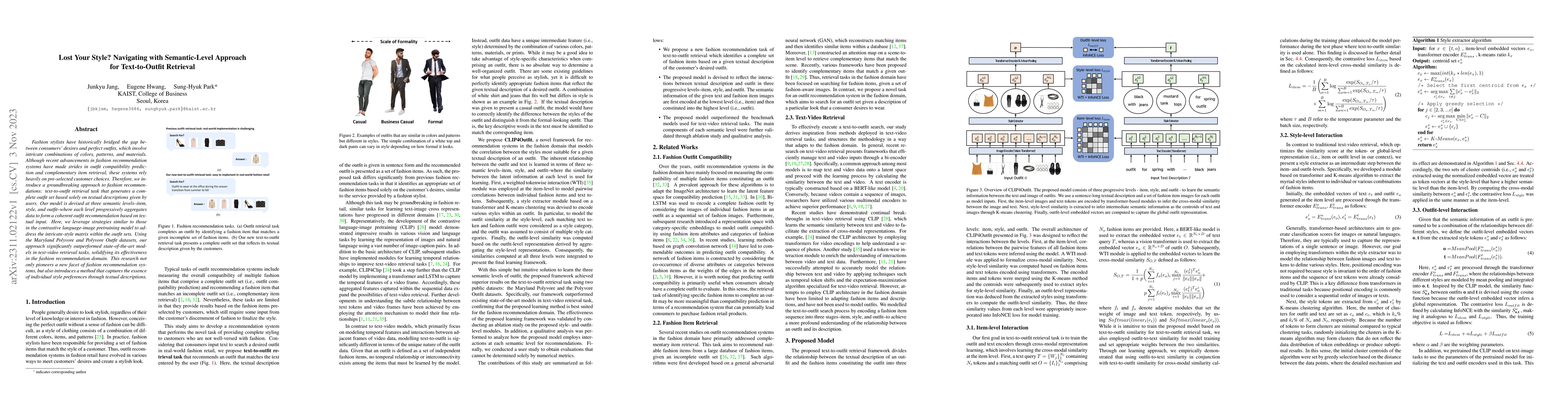 Thumbnail for Lost Your Style? Navigating with Semantic-Level Approach for
  Text-to-Outfit Retrieval