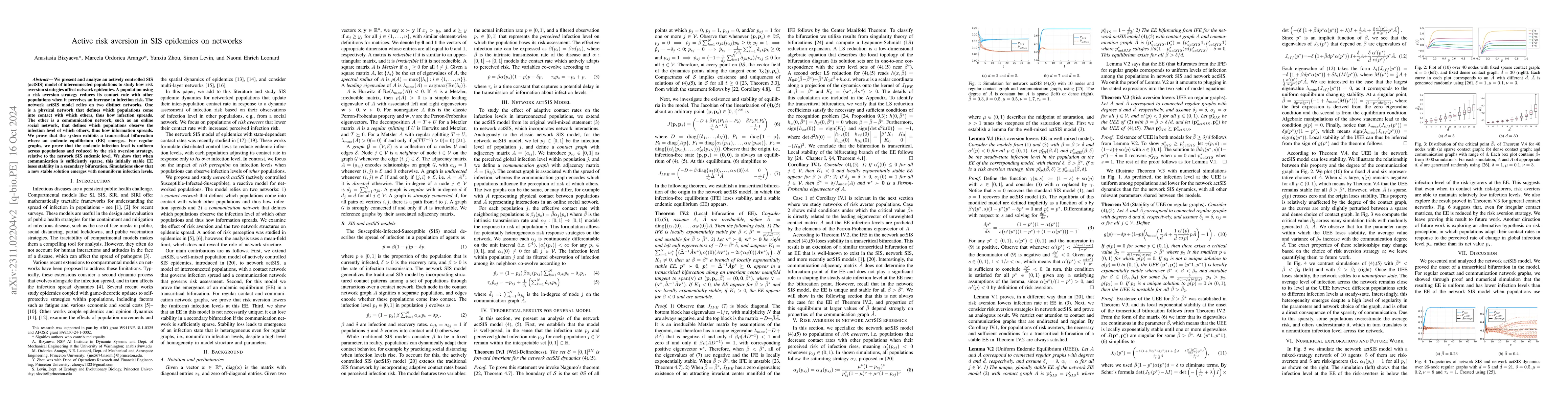 Thumbnail for Active risk aversion in SIS epidemics on networks